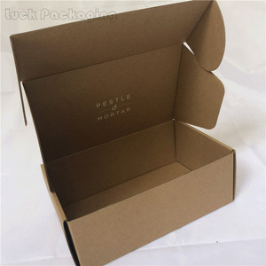 Buena calidad de impresión de logotipo Blanco marrón corrugado <span class=keywords><strong>cajas</strong></span> de correo <span class=keywords><strong>para</strong></span> <span class=keywords><strong>zapatos</strong></span> en línea de envío de la orden - Product Image 4