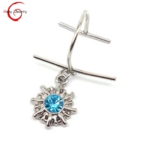 Gaby Labret Faux Piercing pour Lèvre, Clip d'Oreille, Faux Piercing Helix, Faux Piercing Tragus, Faux Boucles d'Oreilles, Bijoux de Corps