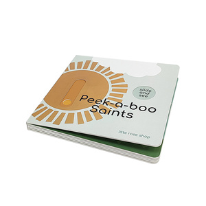 Tùy Chỉnh Đẩy Kéo Trượt Hội Đồng Quản Trị Cuốn Sách Dịch Vụ In Ấn Trẻ Em Sách Lật Trượt Trượt Cuốn Sách Cho Trẻ Em Của - Product Image 6