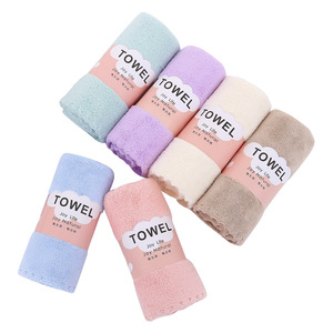 Serviette double face 35x75cm en microfibre corail absorbante pour usage quotidien - Product Image 5