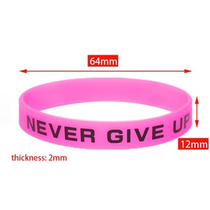 Bracelets/bracelets en silicone personnalisés de haute qualité, écologiques, pour Noël, en caoutchouc, imperméables, souples, avec impression de logo - Product Image 3