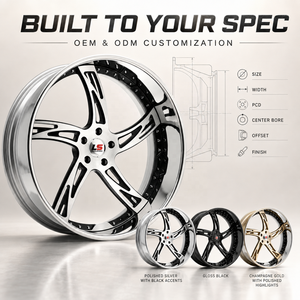 Rines de Carreras Ligeros Forjados de 18, 19, 20 y 21 Pulgadas, Diseño Esqueletizado Cóncavo Profundo, 5x120 5x112 para BMW M3 M4 C63 <span class=keywords><strong>AMG</strong></span> OEM - Product Image 5