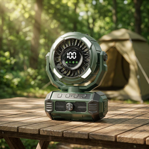 Camping <b>Fan</b> <b>with</b> <b>Remote</b> <b>Control</b> 6000mAh Rechargeable Battery <b>Fan</b> Camping <b>Fan</b> for Tents <b>with</b> LED Light Hanging Hook Ceiling <b>Fans</b> - Product Image 6