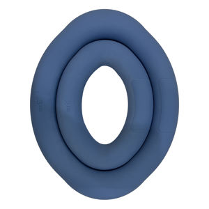 Haltères ovales lourdes en silicone écologique pour la musculation, design personnalisé, pour la gym et le yoga - Product Image 2