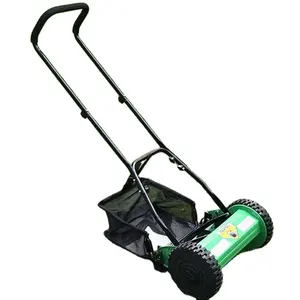 Daily used garden tools 16 inch Industrial Grass Trimmers Hand push Stereo handle Grass cutter manual reel Lawn mower