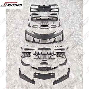 Kit carrosserie en matériau PP ABS de nouvelle conception pour <span class=keywords><strong>Corvette</strong></span> C8, mise <span class=keywords><strong>à</strong></span> niveau vers Z06, pare-chocs avant et arrière, calandre, grille de tuyau - Product Image 3