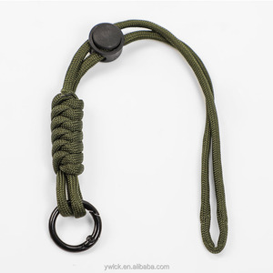 Sangle de poignet anti-perte avec mousqueton et porte-clés, boucle ronde pour <span class=keywords><strong>le</strong></span> camping, la randonnée et les voyages - Product Image 5