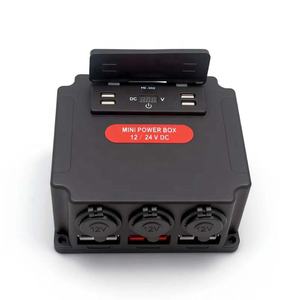 12V/24V Marine Boot Yacht Stromsteuerungsbox mit 3 Steckdosen IP65 Stahlkonstruktion Batterieschalter & USB-Ladeanschluss - Product Image 5