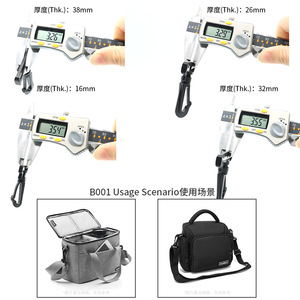 Rotating Hook For <b>Camera</b> <b>Bags</b> B-001 16MM 20MM 26MM 32MM 38MM Plastic With Webbing POM Material - Product Image 4