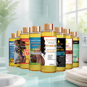 Personalizar logotipo propio extracto de maca a base de hierbas aceite esencial para agrandar glúteos grandes 250ml Boost Plump Booty Curve - Product Image 3
