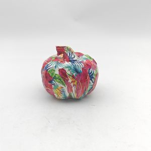 Figura de calabaza de resina con impresión por transferencia de agua, temática de otoño, decoración de escritorio para fiestas de Acción de Gracias y arreglos de estanterías en el hogar. - Product Image 2