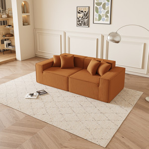Ready to Ship Compressed L Sofa, European Warehouse, Fast Dispatch, Dropshipping, High-Density Foam Couch for Home Office - Product Image 1