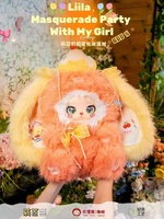 Authentique Liila 600% V3 Masquerade Party Frozen Animals Themed Plush PVC Toy Doll Gift Blind Box Unisex Ages 0-13