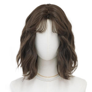 วิกผมสไตล์<span class=keywords><strong>เกาหลี</strong></span>ญี่ปุ่นสำหรับผู้หญิง <span class=keywords><strong>ผม</strong></span><span class=keywords><strong>สั้น</strong></span>แบบม้วนลอนธรรมชาติ <span class=keywords><strong>ทรง</strong></span><span class=keywords><strong>ผม</strong></span>หน้าม้าแปดส่วน นุ่มฟู - Product Image 3