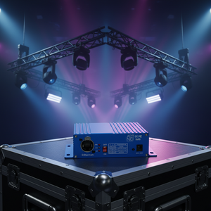 Controller di Illuminazione Professionale D16 Artnet Dmx512 Ethernet, 4 Uscite XLR a 4 Canali, 720W Max per Sistemi di Illuminazione per Spettacoli ed Eventi - Product Image 6