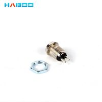 HABOO Interrupteur à clé métallique extérieur 12 mm pour vélo électrique et volet roulant HB001