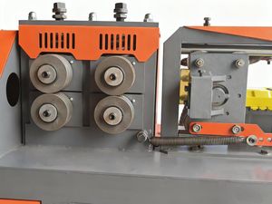 Hoge snelheid automatische wapeningstaalstaaf spoel draadricht- en snijmachine met servomotor - Product Image 5