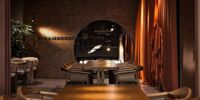 Mobilier de café à grande échelle, banquette moderne minimaliste, table et chaise de restaurant haut de gamme, canapé de restaurant pour projets