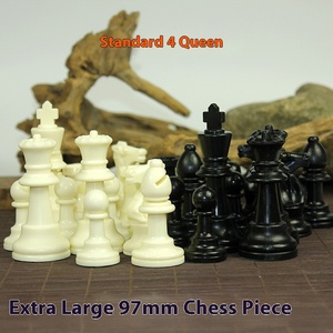 Magnético 3 tamaños pequeño mediano <span class=keywords><strong>grande</strong></span> plástico internacional piezas de <span class=keywords><strong>ajedrez</strong></span> 66mm 75mm 97mm - Product Image 4