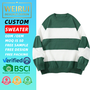 Мужской зимний свитер с длинным рукавом, вязаный пушистый кардиган из мохера с возможностью нанесения логотипа - Product Image 3