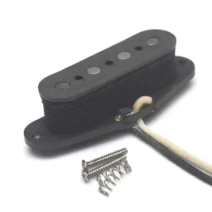 Alnico 5 captador para mandolina, captador com 4 cordas e bobina de fibra, espaçamento de corda de 4,6K, 38mm, pickpu para guitarra elétrica