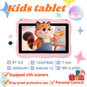 Giáo Dục Tốt Nhất Đồ Chơi Cho Trẻ Em 3 12 Năm 7-Inch Máy Tính Bảng Kép Máy Ảnh HD Màn Hình Hiển Thị 2GB Đen Món Quà Ngày Thứ Sáu Wi-Fi MTK Bộ Vi Xử Lý - Product Image 5