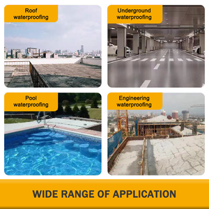 Materiale speciale per sigillare le perdite di legno in metallo impermeabile e a prova di perdite vernice per rivestimento del pavimento come piastrelle per vasche per pesci sul pavimento del tetto - Product Image 4