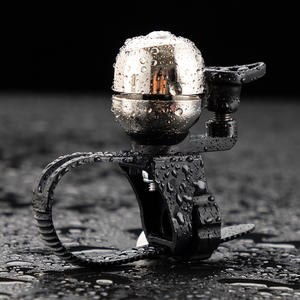 Sonnette de vélo argentée avec son fort et clair pour vélo de route et de montagne, accessoires de cyclisme C0862LD - Product Image 5