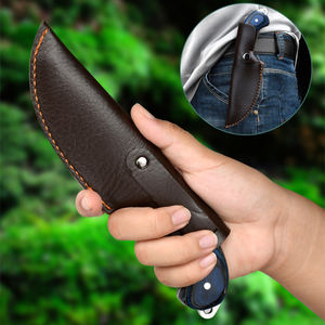 Cuchillos hechos a mano de acero inoxidable con diseño tallado grueso <span class=keywords><strong>para</strong></span> acampar al aire libre, cortar <span class=keywords><strong>carne</strong></span>, <span class=keywords><strong>comer</strong></span>, <span class=keywords><strong>cuchillo</strong></span> de mano conveniente - Product Image 6