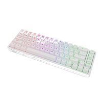Compact 65 Percent Mechanical Gaming Keyboard 68 Keys RGB Hot Swap Gasket Kailh Red Switch Mechanical Keyboard