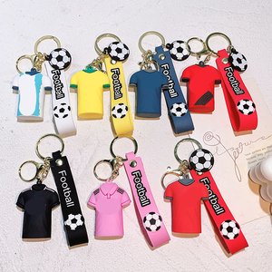 <span class=keywords><strong>Porte</strong></span>-clés de qualité supérieure à prix avantageux, série de football, maillot de football, <span class=keywords><strong>porte</strong></span>-clés en PVC souple 3D - Product Image 4