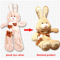 Peluches géantes personnalisées en gros, peaux d'animaux en peluche non rembourrées, ours en peluche géants