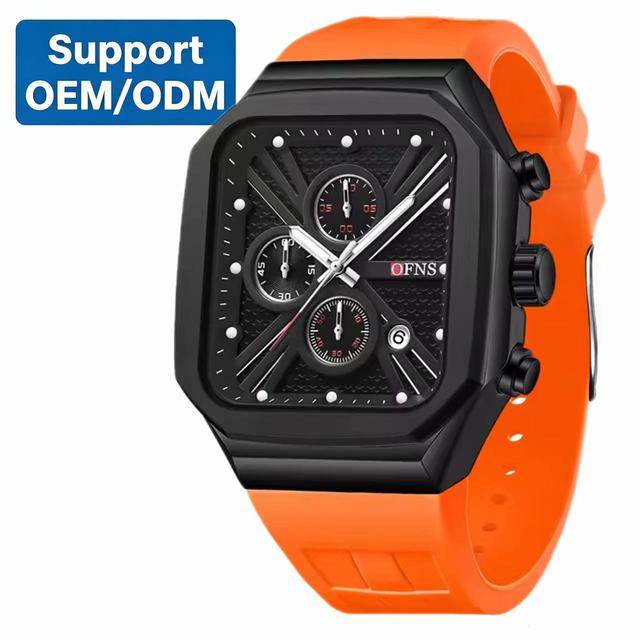 OFNS Men's Wristwatch Six-hand Chronograph Men's Watch with Date Display Waterproof Casual Sports Quartz Watch