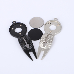 Precio al por mayor fuerte marcador magnético de bolas y juegos de regalo de reparación Golf aleación de zinc Metal Golf Divot Tool - Product Image 5