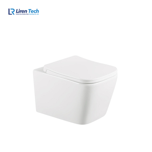 Bán buôn Hiện Đại Trắng gốm tường treo nhà vệ sinh thiết bị vệ sinh <span class=keywords><strong>WC</strong></span> với giấu Tank và dual-tuôn ra cho biệt thự - Product Image 4