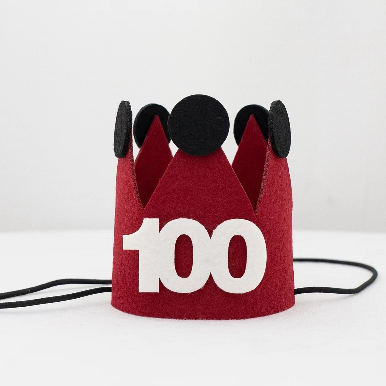 [100] Chapeau couronne rouge