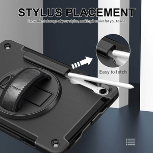 TPU + PC 360 xoay chống sốc nhiệm vụ nặng nề gồ ghề bút khe cắm Tablet trường hợp đối với Samsung Galaxy Tab S10 Lite 10.9 inch trường hợp - Product Image 2