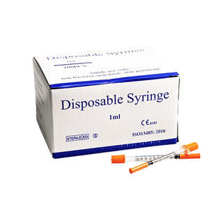 <span class=keywords><strong>Jeringa</strong></span> de <span class=keywords><strong>Insulina</strong></span> Desechable de 1 ml y <span class=keywords><strong>31G</strong></span>, Certificada por la CE, Esterilizada, Dispositivo Médico de Seguridad Clase II con Desinfección con Óxido de Etileno - Product Image 2
