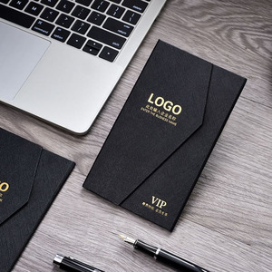 Scatola d'imballaggio della carta di <span class=keywords><strong>VIP</strong></span> di acquisto della manica del biglietto da visita ripiegabile del biglietto da visita di logo su ordinazione di lusso - Product Image 2