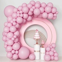 Kit d'arche de guirlande de ballons de 5, 12 et 18 pouces, ensemble de 86 ballons en latex pour la décoration de mariage et de fête