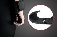Ganchos de levantamiento de pesas para hombres y mujeres-Acolchado grueso para la muñeca-Correas de levantamiento de gimnasio con ganchos para tirar