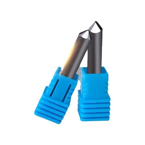 Kim cương Tipped V hình dạng sáu cạnh <span class=keywords><strong>Router</strong></span> <span class=keywords><strong>bit</strong></span> khắc bits PCD <span class=keywords><strong>CNC</strong></span> khắc công cụ Đá Cẩm Thạch đá granite - Product Image 2