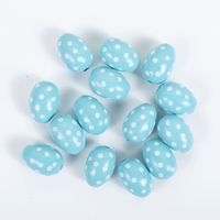 DIY Perles en bois colorées pour Pâques, fleurs et œufs, jouets éducatifs écologiques pour la maternelle, cadeaux pour les enfants de 3 ans et plus