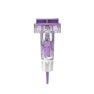 टी आकार डिजाइन थोक डिस्पोजेबल स्टेरिल ऑटो सुरक्षा मोड़ समायोज्य यस आईएसओ प्रमाणित लैनसेट पुश बटन - Product Image 4