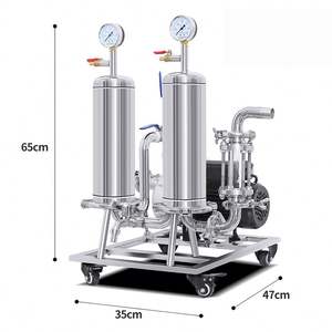 เครื่องกรองไวน์สำหรับใช้ในเชิงพาณิชย์และในบ้าน เครื่องกรองไวน์ขาวสำหรับใช้ในบ้าน เครื่องกรองไวน์สแตนเลสพร้อมปั๊ม - Product Image 3