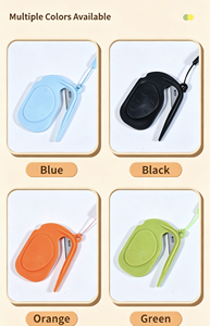 Pettine <span class=keywords><strong>per</strong></span> Toelettatura Animali in Acciaio Inox e Plastica, Rimuovi Nodi <span class=keywords><strong>per</strong></span> Cani e Gatti, Taglia Pelo Intrecciato - Product Image 6