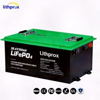 Batería de Litio de Ciclo Profundo LiFePO4 de 38.4V 100AH, Grado A, para Almacenamiento Doméstico, con Conector RS485 Anderson, 6000 Ciclos, Certificación CE RoHS IP67, Servicio OEM ODM