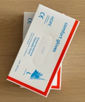 Gants jetables en TPE sans poudre pour la coloration des cheveux et la préparation des aliments