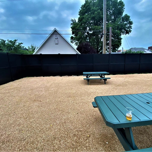 แผงกั้นรั้วเพื่อความเป็นส่วนตัวสีดำแผ่น6FT ไวนิล6x8แผงผนังพลาสติกเสารั้วกลางแจ้งและแผง - Product Image 4