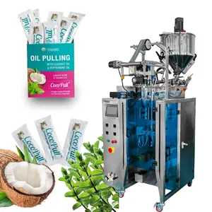 Hot Sell High Speed 3 Side Bag Coconut Oil Packing Machine Peppermint Oil Liquid Sachet Vertical Form Packing Sealing Machine